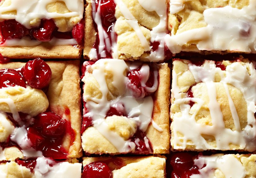 Cherry Kuchen Bars Recipe