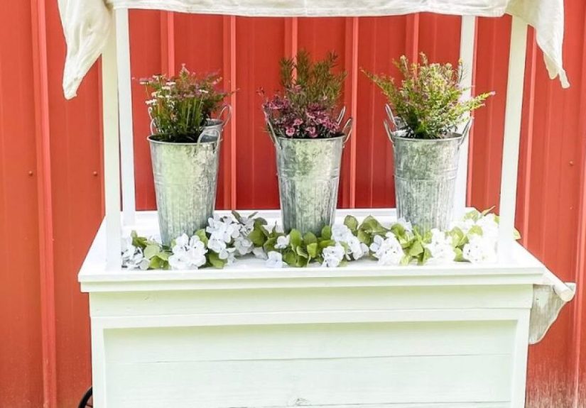 DIY Flower Cart: Easy Build Tutorial & Cut List