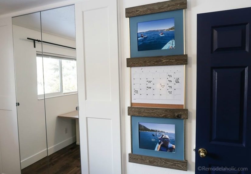 Easy $20 DIY Sliding Picture Ledge Shelves