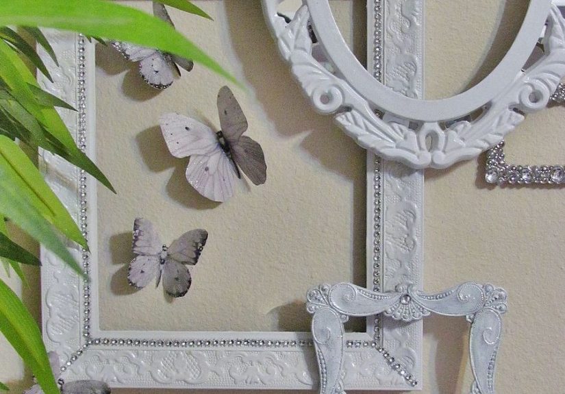 Gallery Wall for Small Wall. 5 of 5 White and Silver Décor Accent