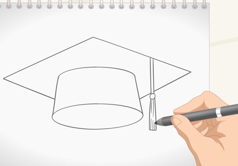 How to Draw a Graduation Cap: 2 Easy Drawing Tutorials