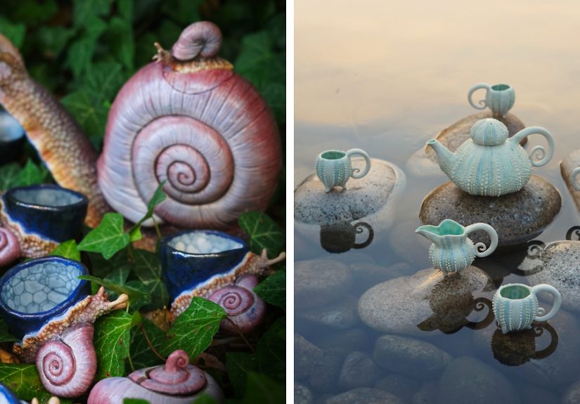 I Hand-Sculpted These Whimsical Tea Sets (9 Pics)