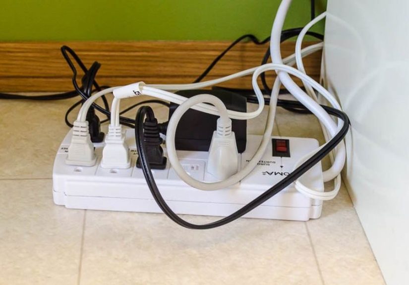 Organize Multiple Plug Ins With This Easy Inexpensive Storage Idea