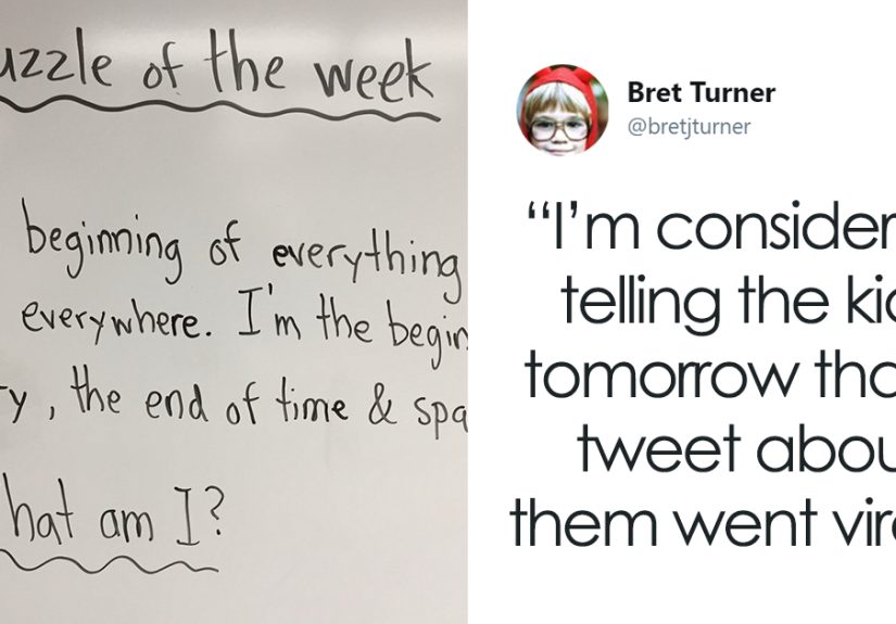 Teacher’s Classroom Riddle Gets An Answer From First Graders That He Does Not Expect