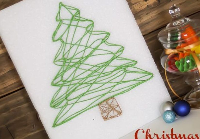 Christmas Tree String Art