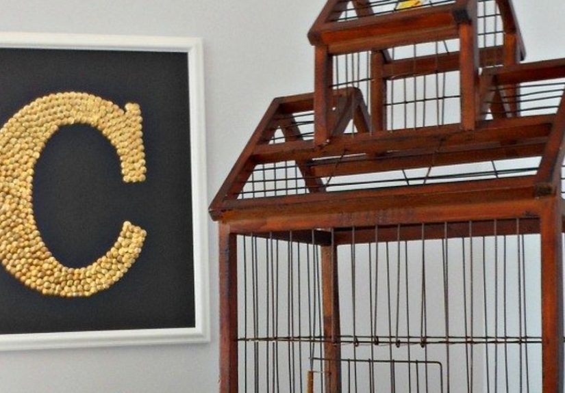 DIY Monogram Wall Art