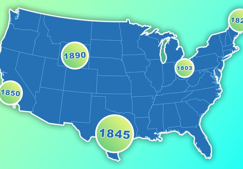 Do You Know When Your State Was Founded? Find Out With This Interactive Map