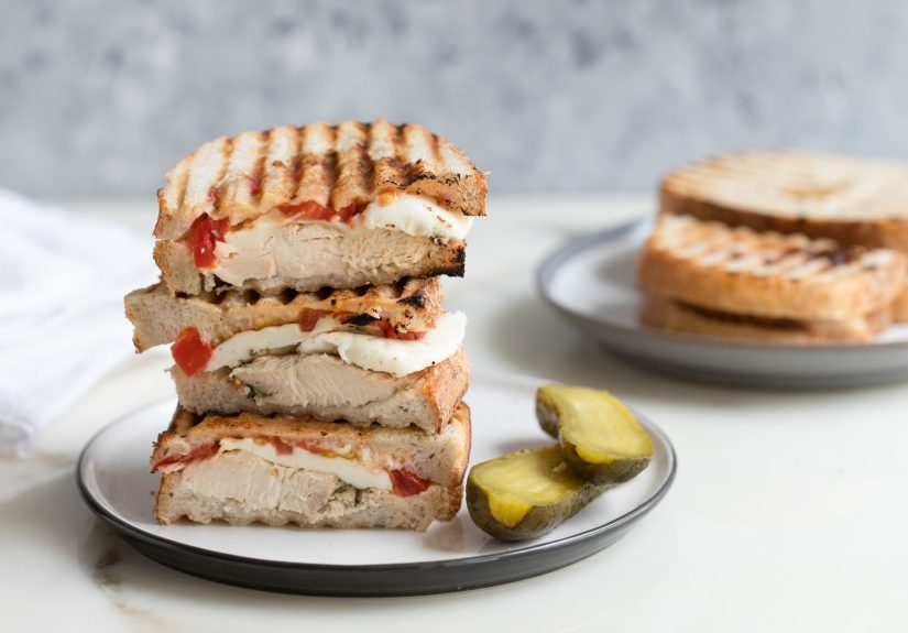 Grilled Chicken and Mozzarella Panini Recipe