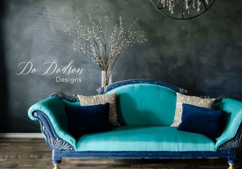How To Easily Paint Fabric Furniture: DIY