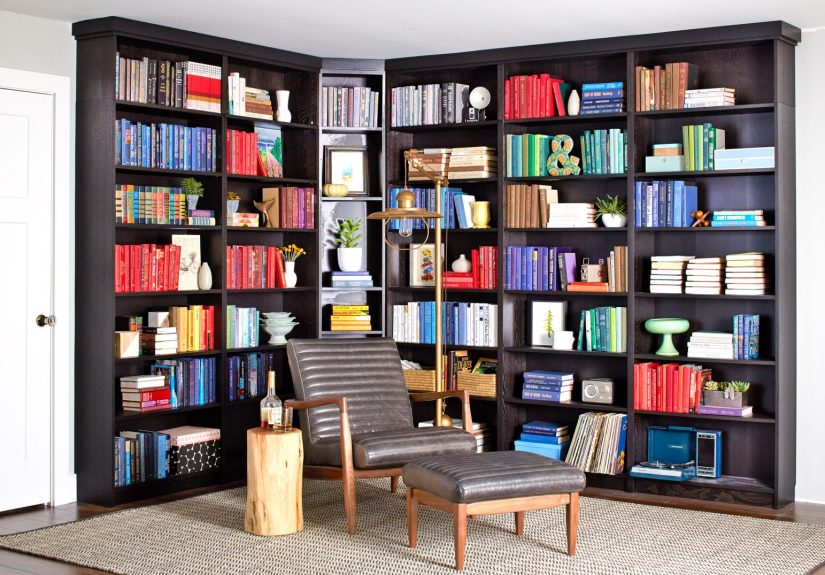 How to Make Bookcases Look Built-In Using Trim with Our DIY Project