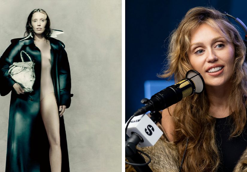 Miley Cyrus' "Scary" Body Paint Campaign For Maison Margiela Divides The Internet