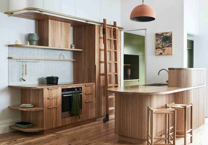The Bent Street Project's Wood-Crafted Contemporary Kitchen by Kim Kneipp