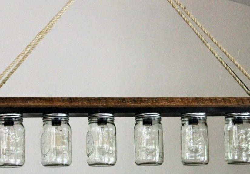 Upcycle a Vanity Light Strip to a Hanging Pendant Light
