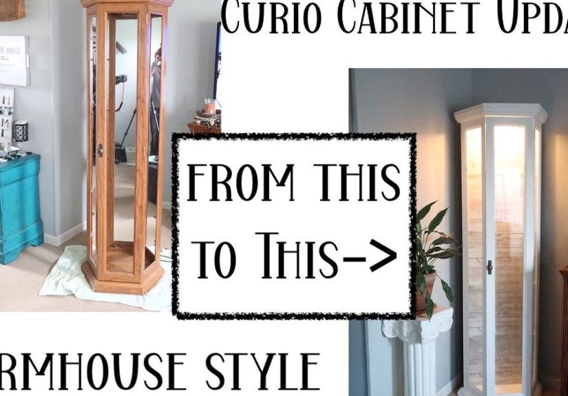 Updating My Curio Cabinet to Farmhouse Style!