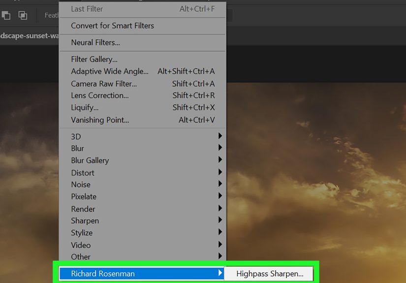 3 Ways to Add Photoshop Filters