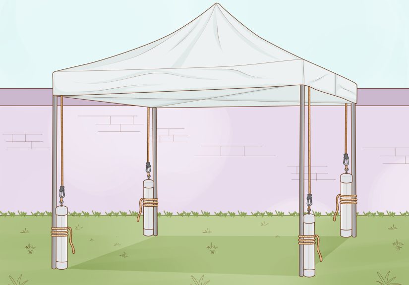 3 Ways to Hold Down a Canopy Tent on Concrete