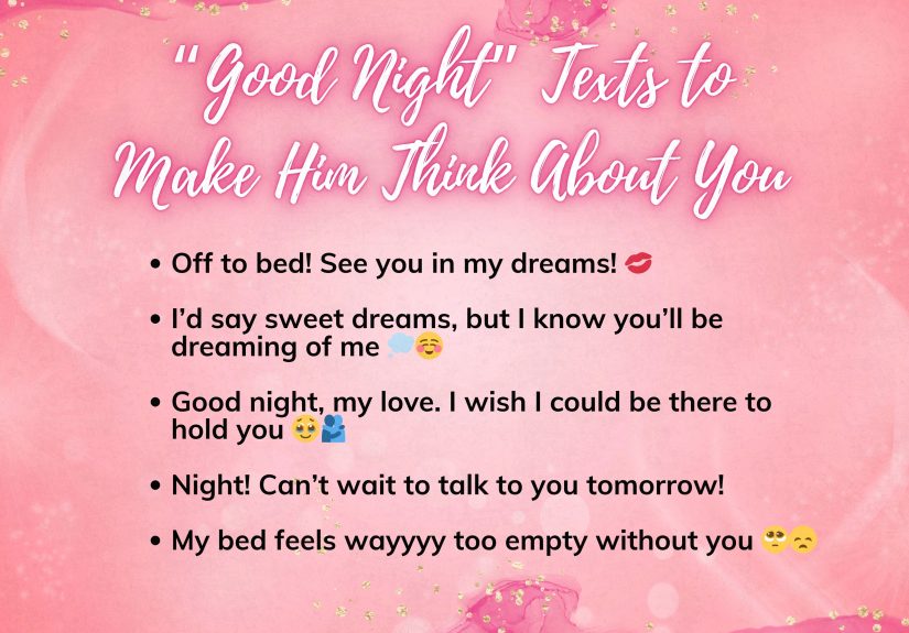 40+ Texts to Make Him Think About You Day and Night