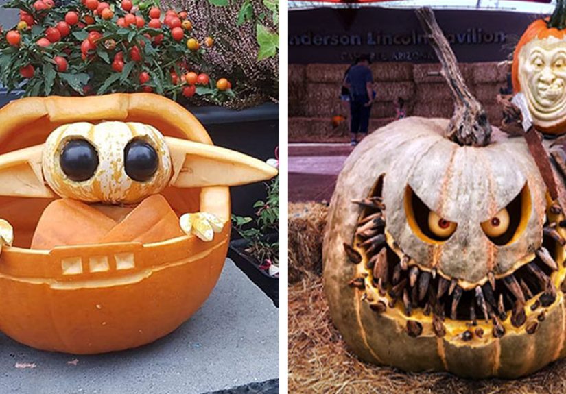 50 Times People Showed True Skill When It Came To Carving Halloween Pumpkins (New Pics)