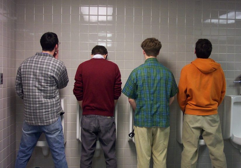 #555 Proper urinal etiquette - 1000 Awesome Things