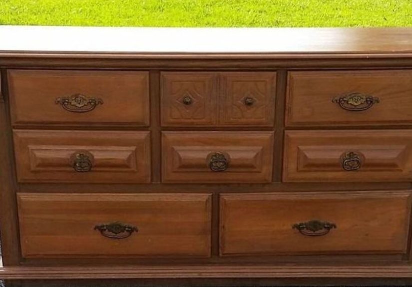 Dresser to Media Center Upcycle