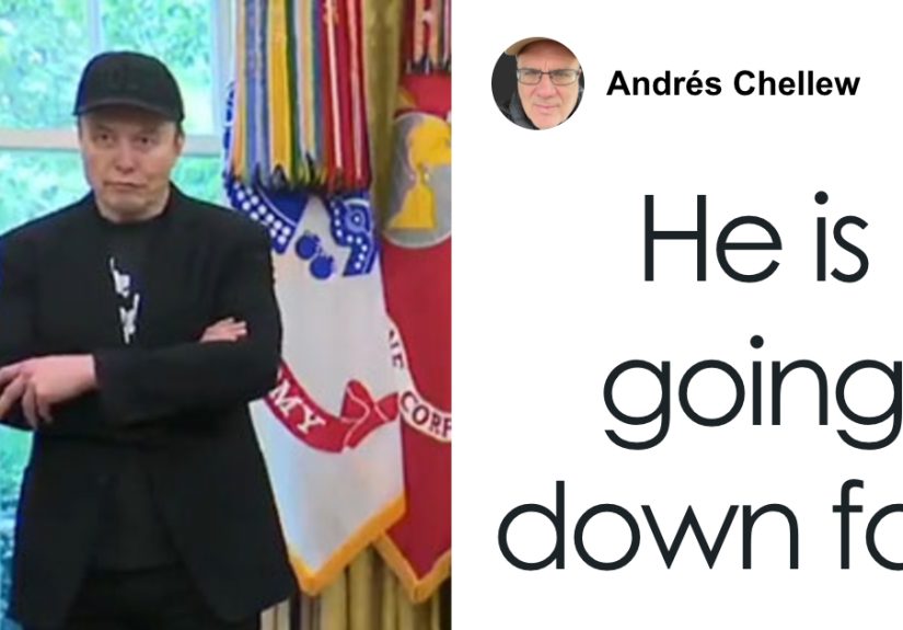 “Glitching” Elon Musk Raises Concerns After Appearing With Black Eye and Head Ticks at the White House