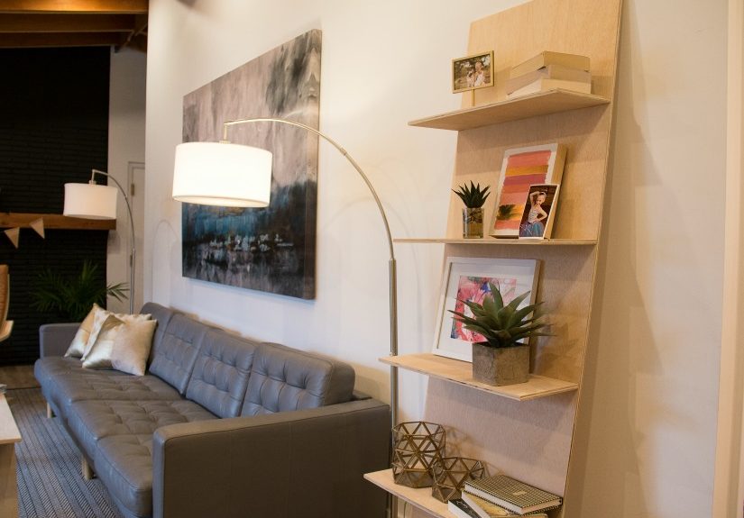 How to Build A One-Sheet Plywood Leaning Shelf