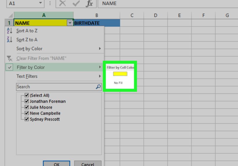 How to Filter Colored Cells in Excel: Simple Instructions