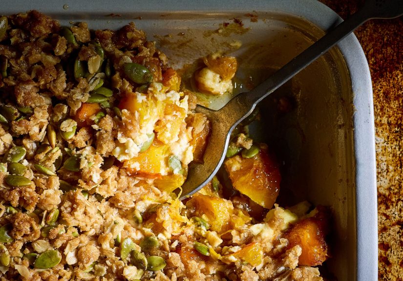 Roasted Pumpkin Cream Cheese Crisp Recipe