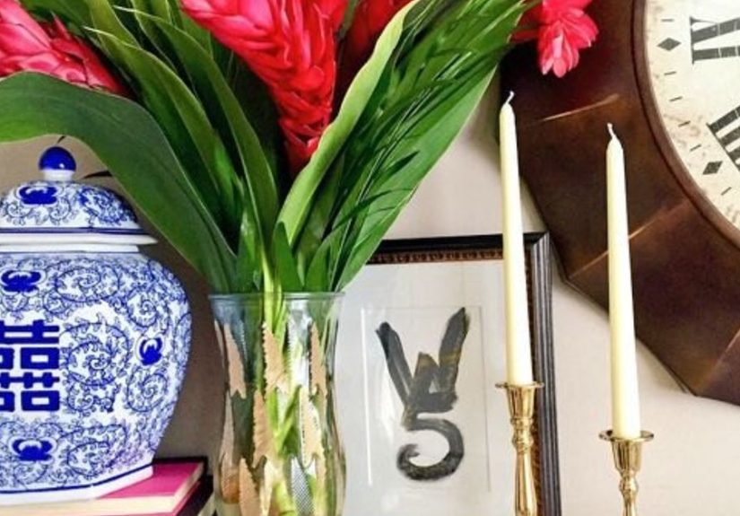 The Easiest DIY Gold Leaf Vase Ever