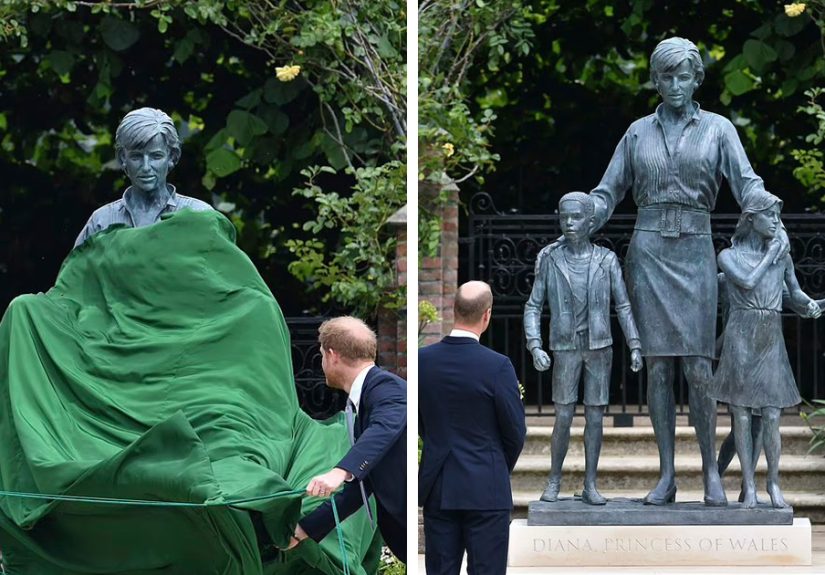 The Statue For Princess Diana's 60th Birthday Is Unveiled