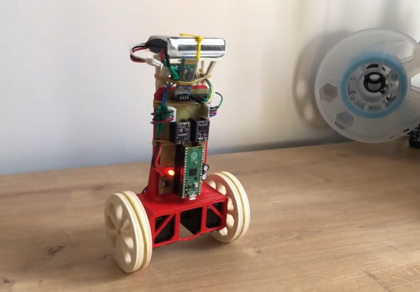 3D-Printed Self-Balancing Robot Brings Control Theory To Life