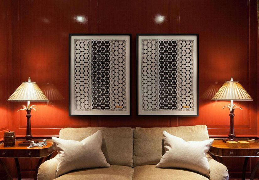 Biddew Noir Textile Piece