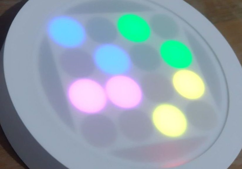 CIS-4 Is A Monkish Clock Inside A Ceiling Lamp