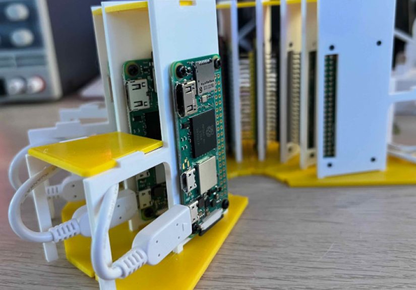 Cluster Your Pi Zeros In Style With 3D Printed Cray-1