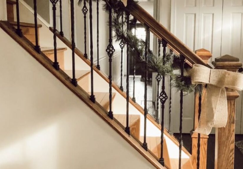 DIY Christmas Garland Using Real Branches