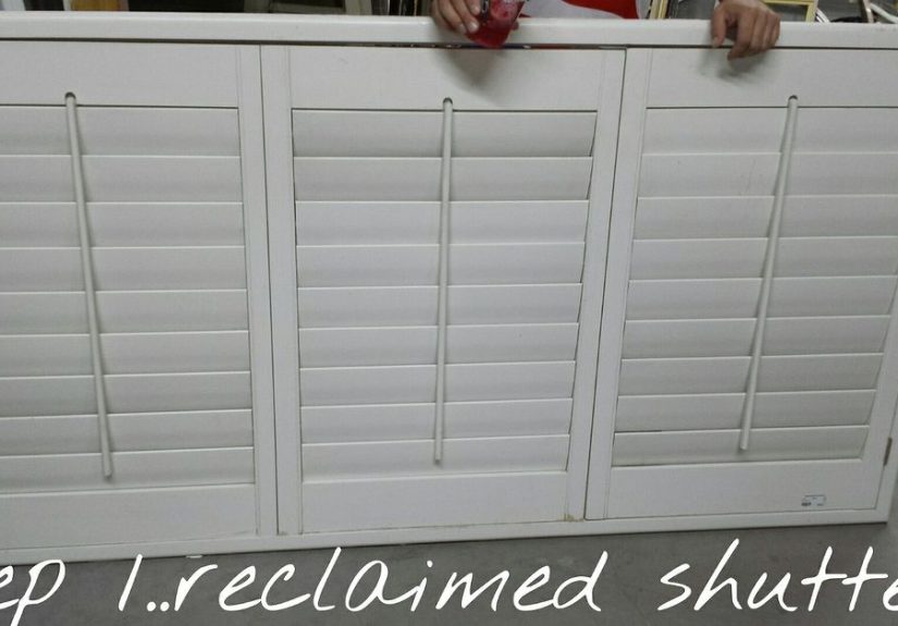 DIY Shutter Headboard Upcycle