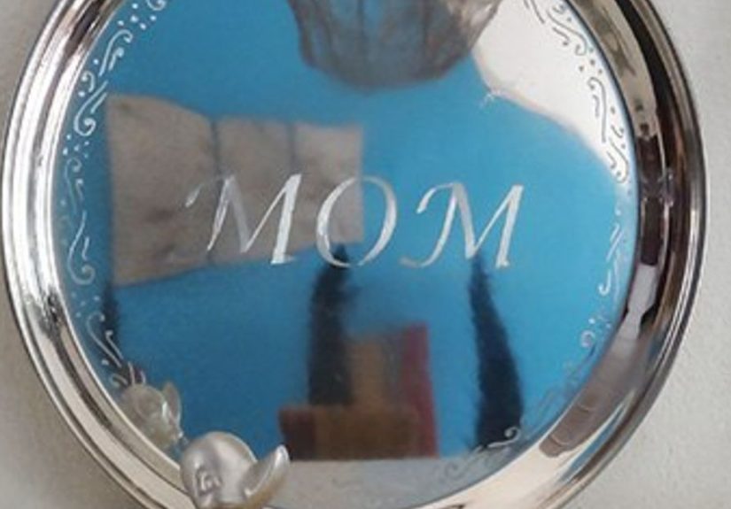 Engrave Stainless Steel Tray for Mother's Day Gift