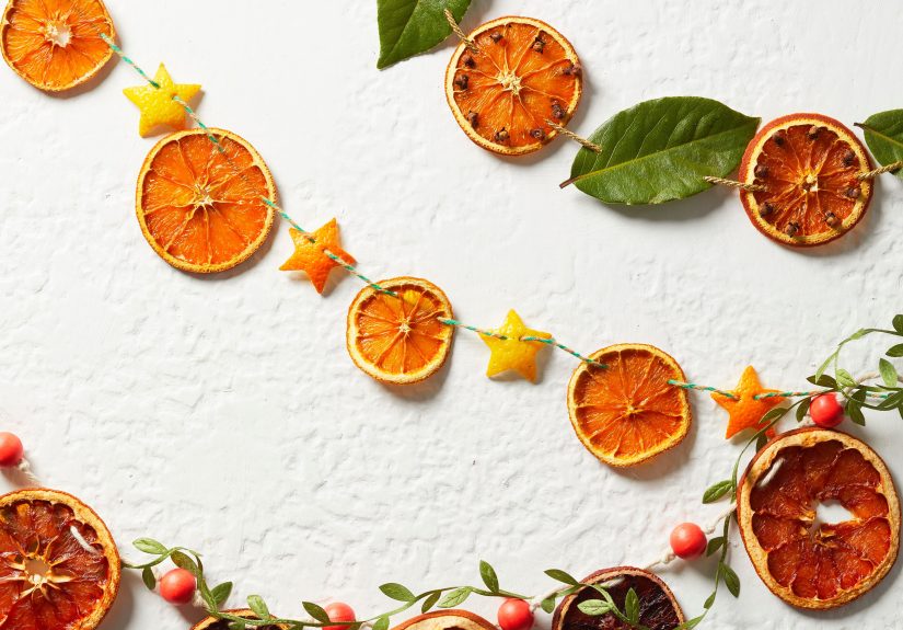 How to Make a Dried Orange Garland