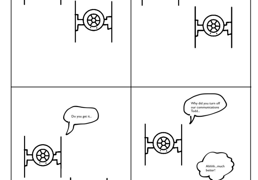 I Drew A Comic On Star Wars.