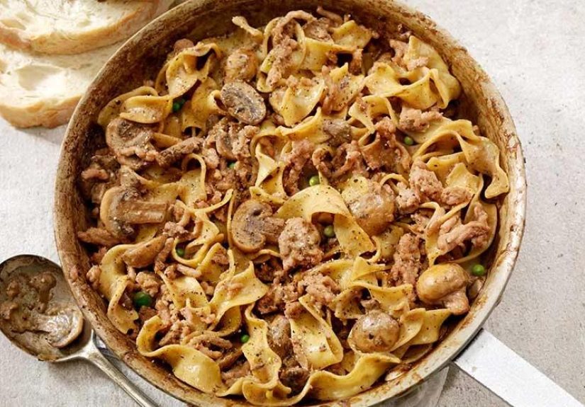 Recipe: Healthy Turkey Stroganoff