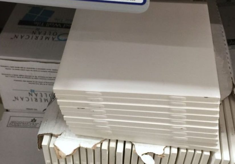 Tile Samples to Pretty Trivets