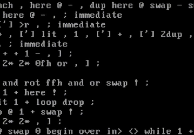 Tiny Forth Could Be The Smallest