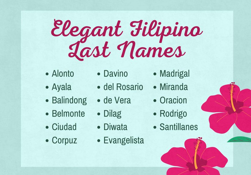 125+ Common Filipino Last Names & Their Meanings