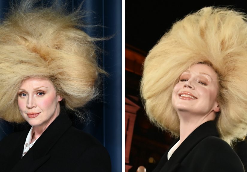 "A New Home For Lice": Gwendoline Christie’s Bizarre Hair Look Hijacks Fashion Awards