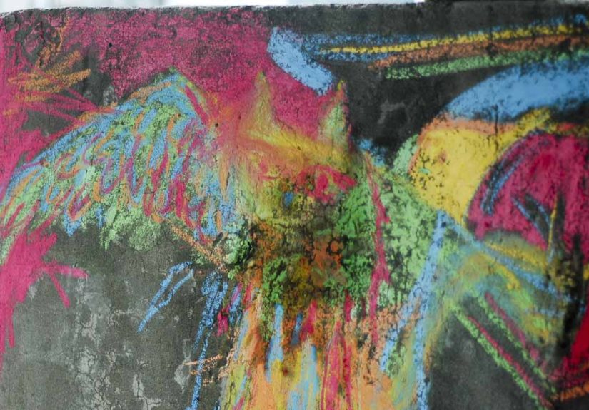 How to Create Wet Chalk Drawings: 7 Steps