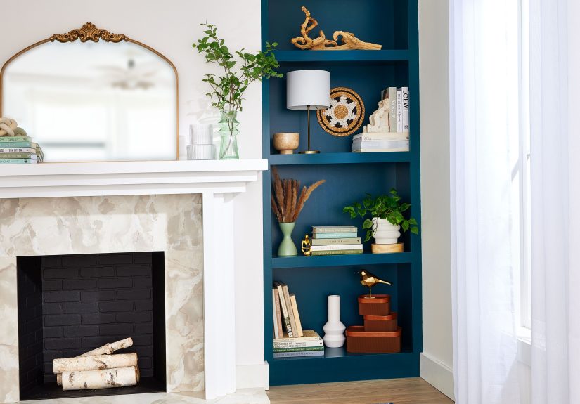 How to Install DIY Built-In Bookshelves