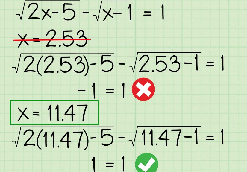How to Solve Radical Equations: 12 Steps