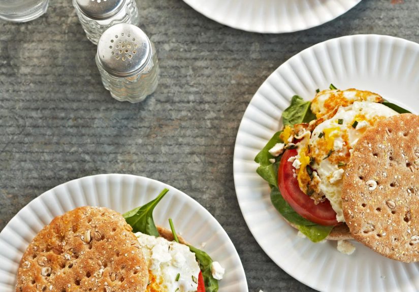 Mediterranean Breakfast Sandwiches Recipe