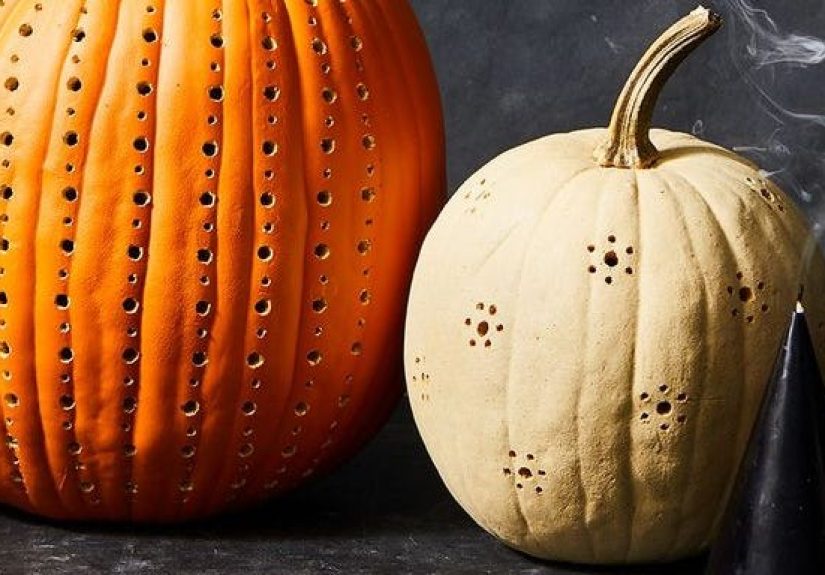 Pumpkin Drilling Steps - How to DIY Pumpkin Carving With a Drill