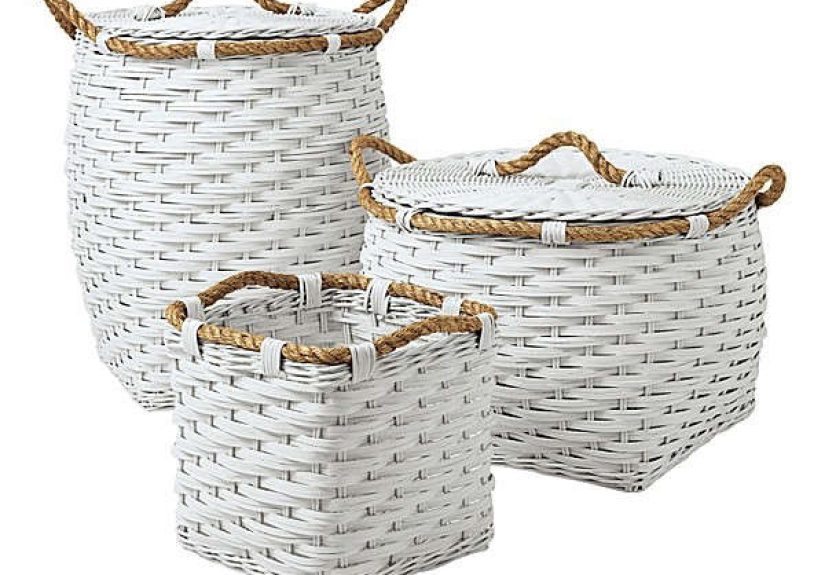 Rope Bin Collection - White